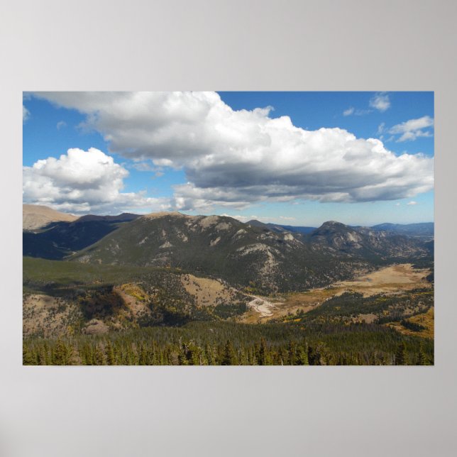 Rocky Mountain Paysage Photo Nature Wall Poster (Devant)