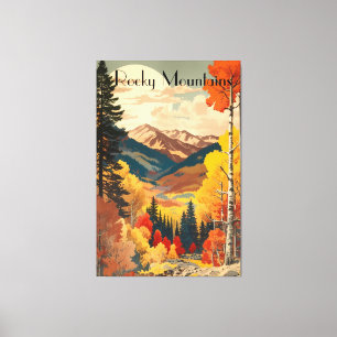 Rocky Mountain Peak Your Interest Canvas Print
