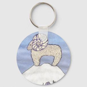 Rocky Mountain Ram Keychain