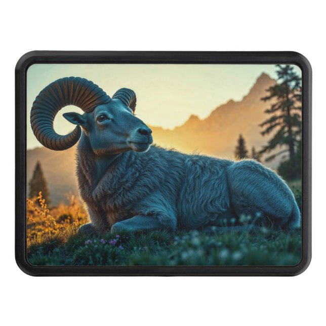 Rocky Mountain Sheep Trailer Hitch Cover (Front)