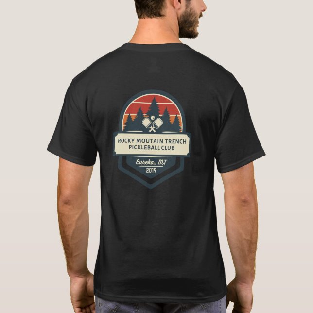 Rocky Mountain Trench Fall Colours - Print on Back T-Shirt (Back)