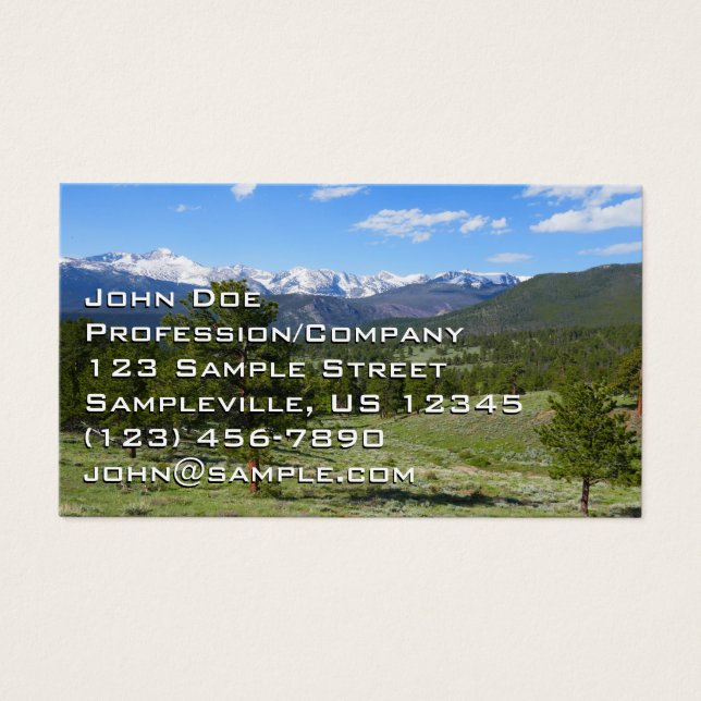 Rocky Mountain View Paysage Pittoresque (Devant)