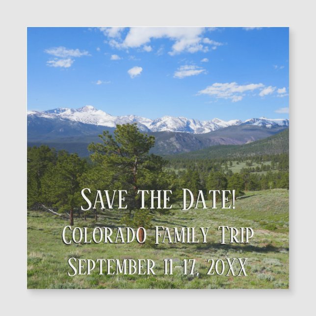 Rocky Mountain View Scenic Landscape (Front)