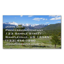 Rocky Mountain View Scenic Landscape
