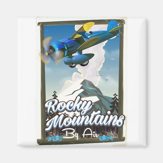 Rocky Mountains by Air! Magnet (Front)