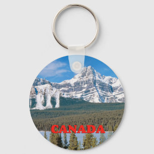 Rocky Mountains Canada Keychain