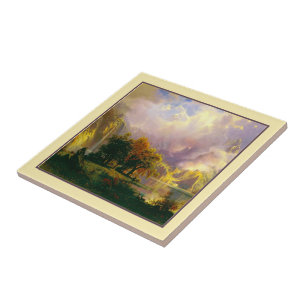 Rocky mountains  ceramic tile