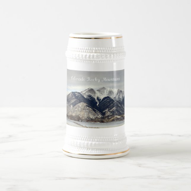 Rocky Mountains, Colorado Beer Stein (Center)