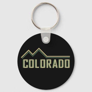 Rocky Mountains Colorado Keychain