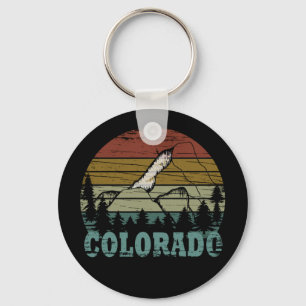 Rocky Mountains Colorado Keychain