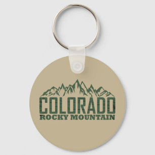 rocky Mountains Colorado Keychain