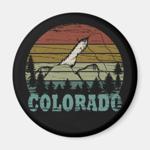 Rocky Mountains Colorado Magnet