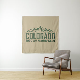 rocky Mountains Colorado Tapestry