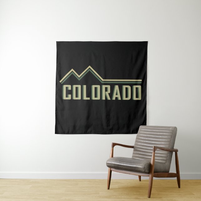 Rocky Mountains Colorado Tapestry (In Situ)