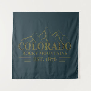 Rocky Mountains Colorado  Tapestry