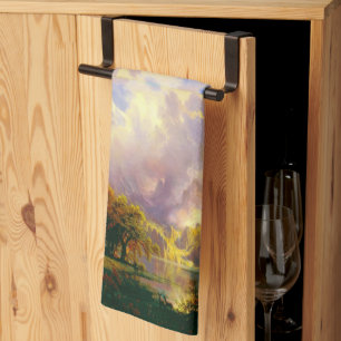 Rocky mountains kitchen towel