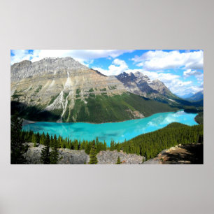 Rocky Mountains Lake Poster