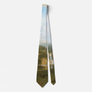 Rocky Mountains, Lander's Peak by Albert Bierstadt Tie