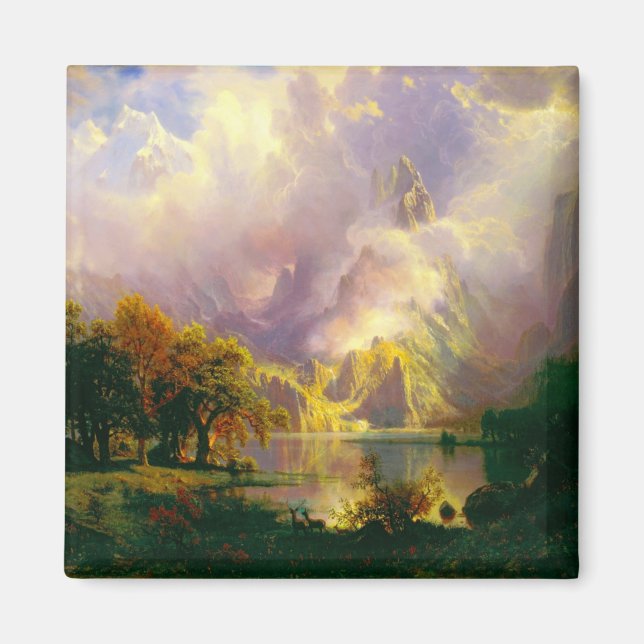 Rocky mountains  magnet (Front)