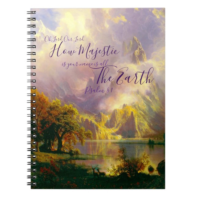 Rocky mountains Majestic  Notebook (Front)