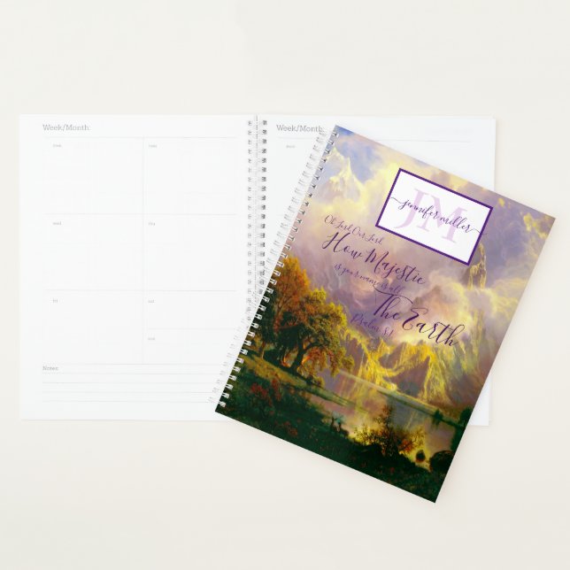 Rocky mountains Majestic  personalized Planner (Display)