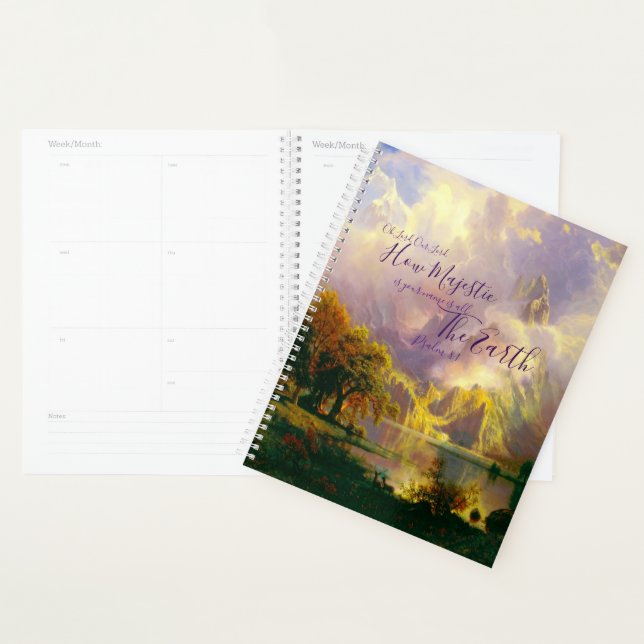 Rocky mountains Majestic  Planner (Display)
