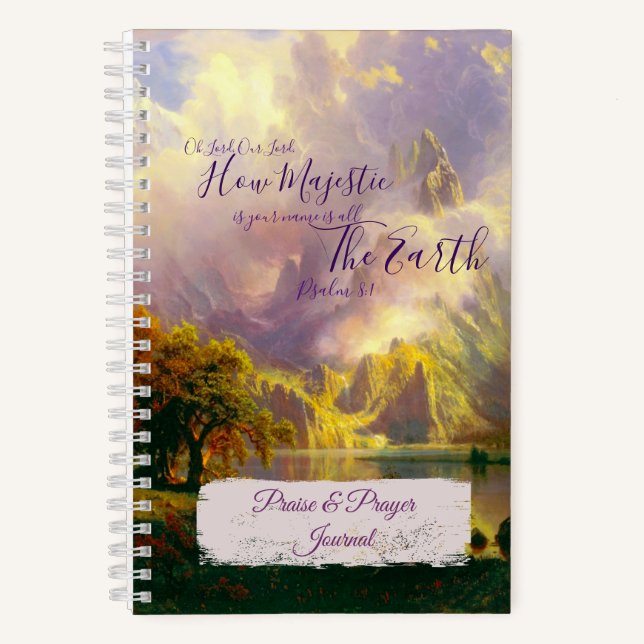 Rocky mountains Majestic praise & prayer journal   (Front)
