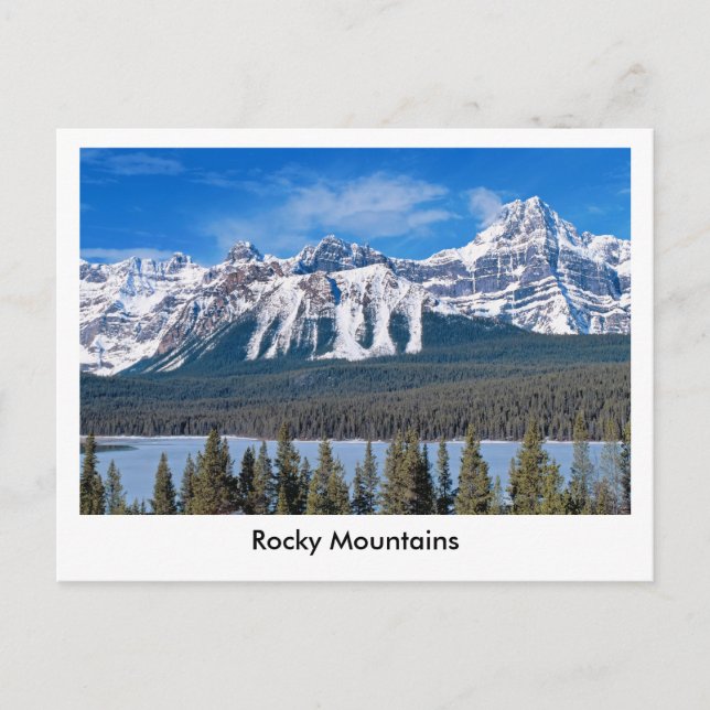Rocky Mountains Postcard (Front)