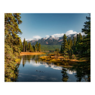Rocky mountains poster