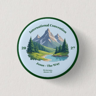 Rocky Mountions 1 Inch Round Button