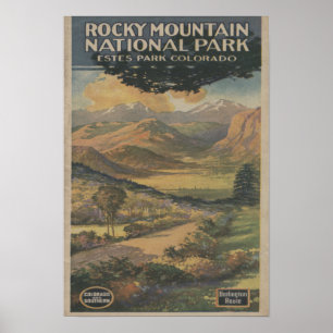 Rocky Mt. Nat'l Park Brochure # 1 Poster
