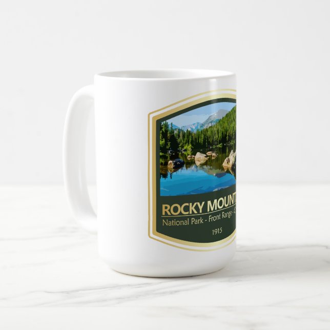 Rocky Mtn NP (PF1) Coffee Mug (Front Left)