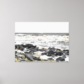 Rocky Ocean Surf Canvas Print
