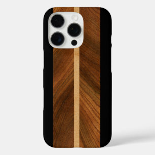 Rocky Point Hawaiian Faux Wood Surfboard 2 iPhone 16 Pro Case