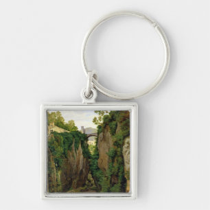 Rocky Ravine at Sorrento, 1823 Keychain
