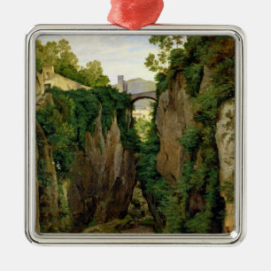 Rocky Ravine at Sorrento, 1823 Metal Ornament