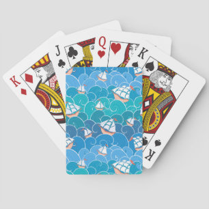 Rocky Sea Pattern Playing Cards