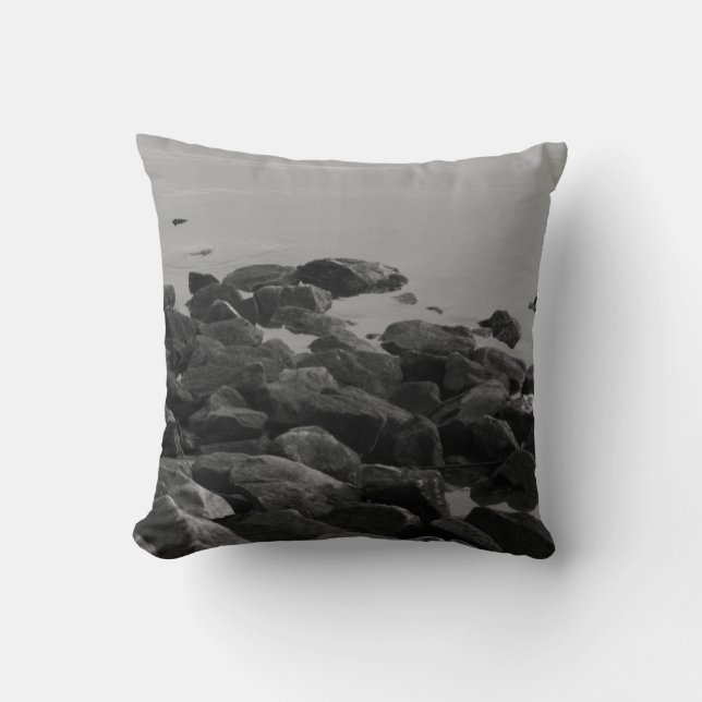Rocky Shore Pillow (Front)