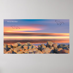 Rocky Shoreline for  Poster