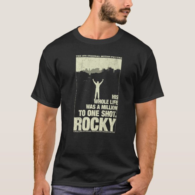 Rocky Silhouette   T-Shirt (Front)