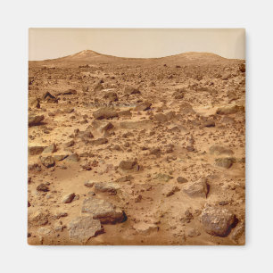 Rocky Surface of Planet Mars Magnet