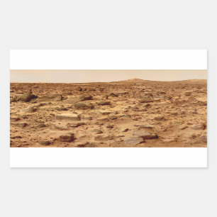Rocky Surface of Planet Mars Sticker