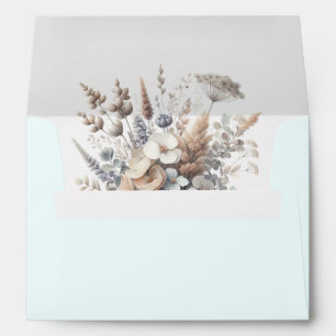 Rococo Aesthetic Vintage Floral Interior Envelope