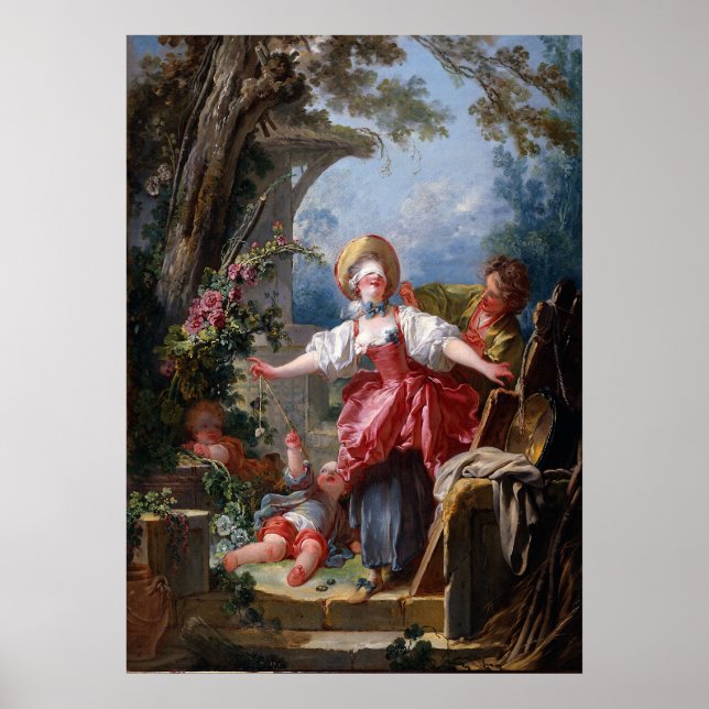 Rococo Blind-Man's Buff Masterpiece Poster (Front)