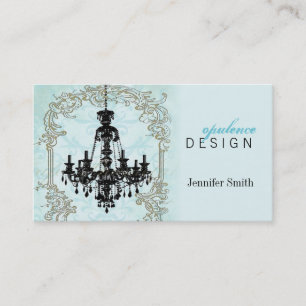 Rococo Chandelier Business Card