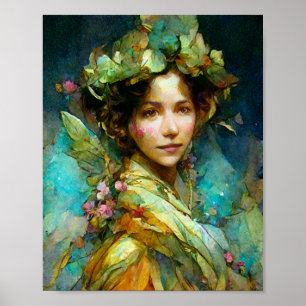 Rococo Fairy Fantasy Art Poster