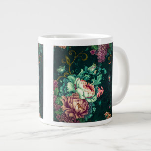 Rococo Floral Décor Jumbo Mug