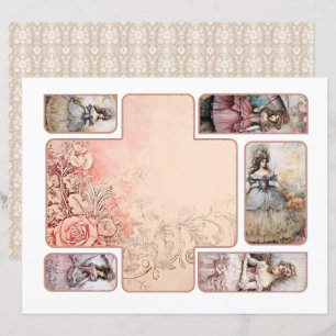Rococo Foldable Folio Cuttable Scrapbook Paper