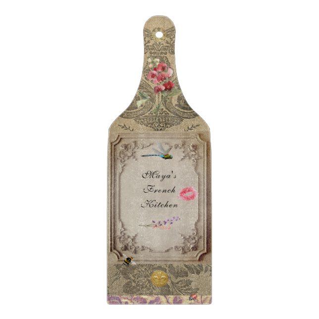 Rococo Glass Cutting Board (Front)