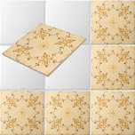 Rococo Inspired Foliate Scrolls Pattern Tile<br><div class="desc">This is a digitally enhanced print derived from a vintage rococo inspired foliate scrolls pattern. You can easily customize the background color. Great for backsplashes.</div>